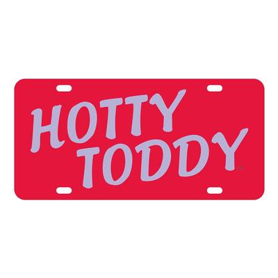 LASER HOTTY TODDY SCRIPT LICENSE PLATE