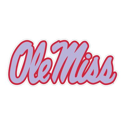 18 INCH OLE MISS DECAL