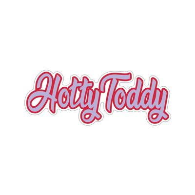 3 INCH SCRIPT HOTTY TODDY DECAL