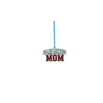  Pewter Ole Miss Mom Ornament