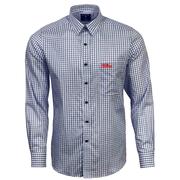 OLE MISS STRUCTURE LS BUTTON UP DRESS SHIRT