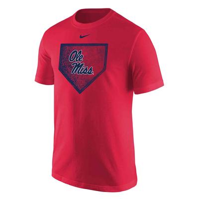 Alabama Baseball Homeplate Dri-Fit Cotton T-Shirt