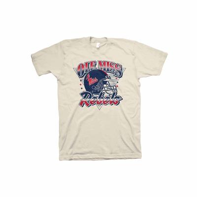 Ss Ole Miss Helmet Tee