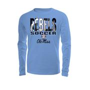 LS REBEL SOCCER TEXT TEE