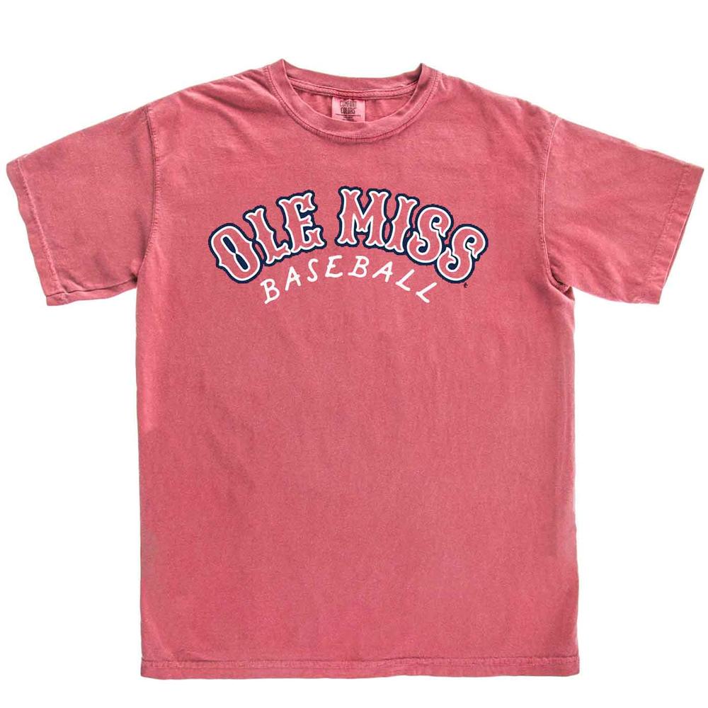 Olemaha Skeleton Ole Miss Baseball Shirt