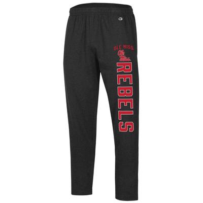 Champion Ohio State Buckeyes Mens Grey Banded Bottom Sweatpants