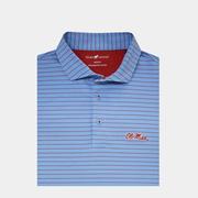 OLE MISS STRETCH STRIPE POLO