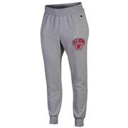 OLE MISS MEN’S REVERSE WEAVE JOGGER: OXFORD_GREY