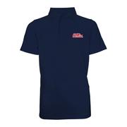OLE MISS BLAKE SOLID PERFORMANCE SS POLO