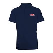 OLE MISS BLAKE SOLID PERFORMANCE SS POLO 