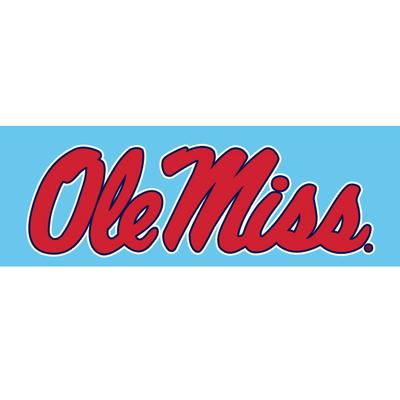 4IN SCRIPT OLE MISS DECAL