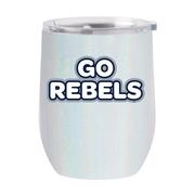 16OZ OLE MISS BUBBLE IRIDESCENT CURVED TUMBLER