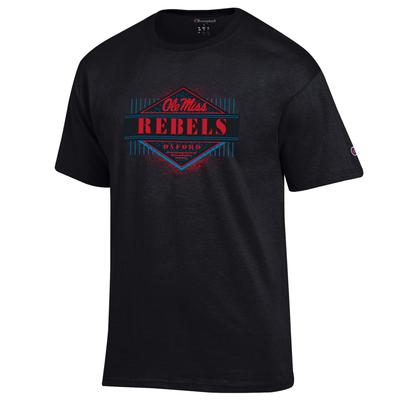 SS OLE MISS REBELS OXFORD TRIANGLE TEE