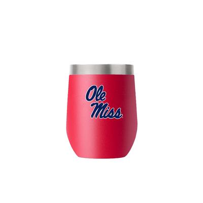 RED 12OZ OLE MISS STEMLESS CUP