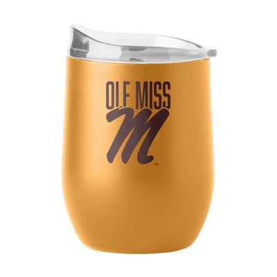 OLE MISS M 16OZ HUDDLE POWDER COAT CUP WITH LID