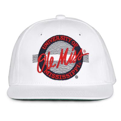 OLE MISS CIRCLE DESIGN HAT