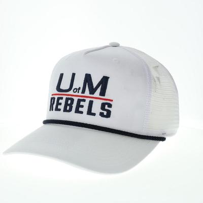 U OF M REBELS ROADIE TRUCKER CAP