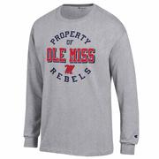 PROPERTY OF OLE MISS REBELS JERSEY LONG SLEEVE TEE
