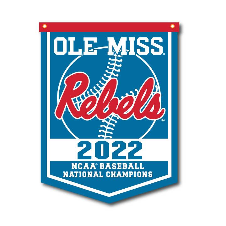 2022 MENS COLLEGE WORLD SERIES PATCH CWS CHAMPIONSHIP OLE MISS REBELS  CHAMPIONS!