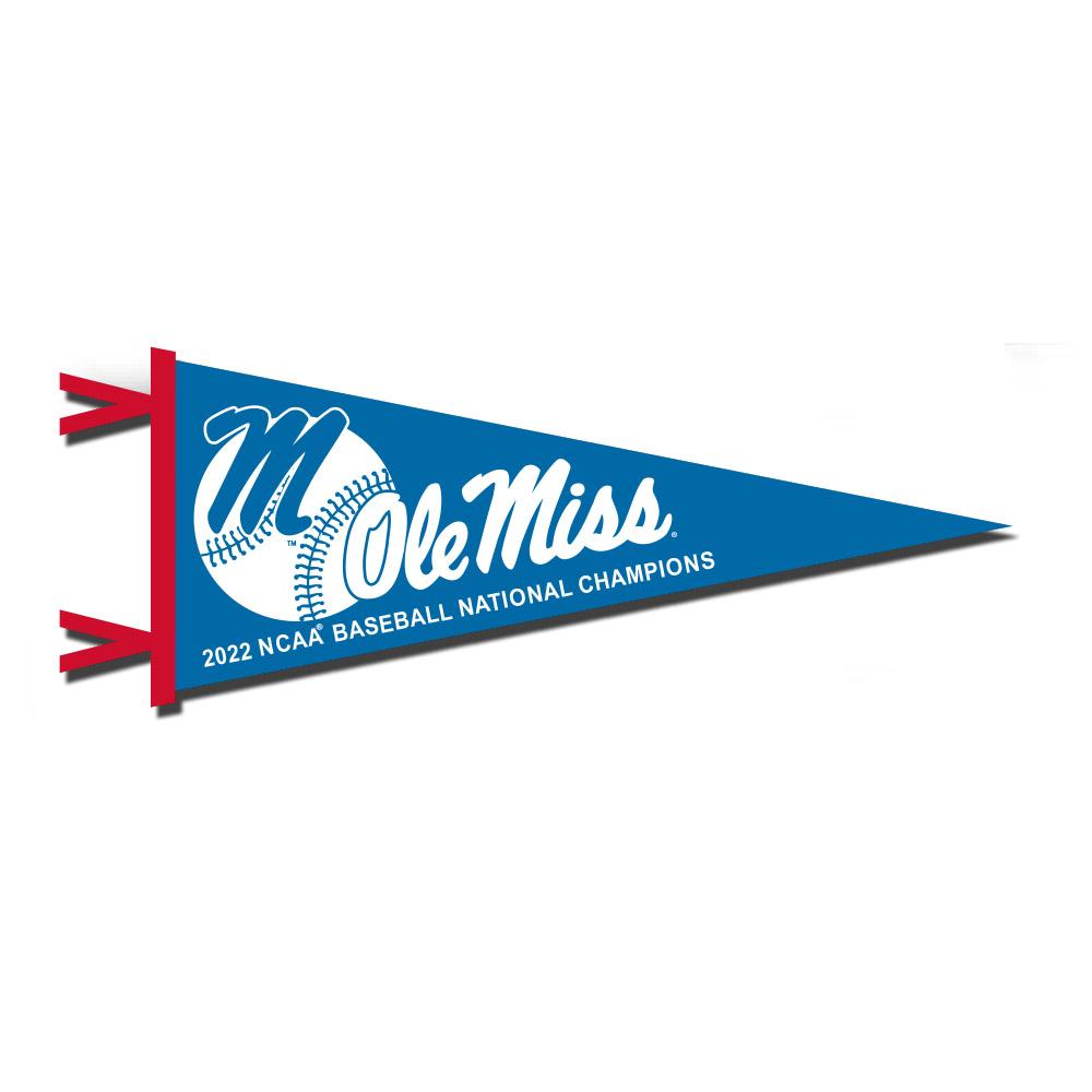 12x30 Ole Miss Cws Champions Pennant