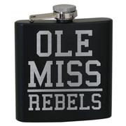 STACKED OLE MISS BEACON STAINLESS STEEL FLASK
