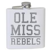 STACKED OLE MISS BEACON STAINLESS STEEL FLASK