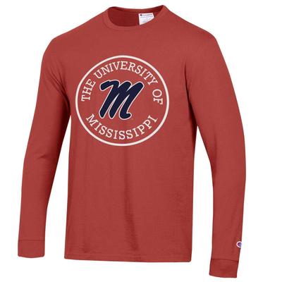 UNIVERSITY OF MISSISSIPPI MEN’S VINTAGE WASHED JERSEY LONG SLEEVE TEE