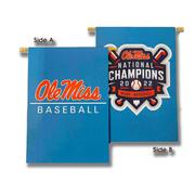 OLE MISS BASEBALL NATIONAL CHAMPIONSHIP 28X40 BANNER