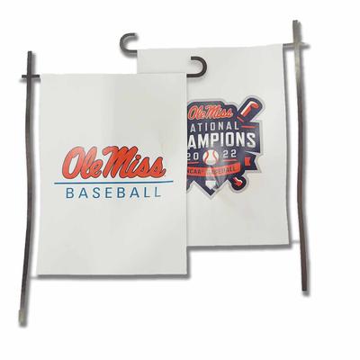 OLE MISS BASEBALL NATIONAL CHAMPIONSHIP GARDEN FLAG