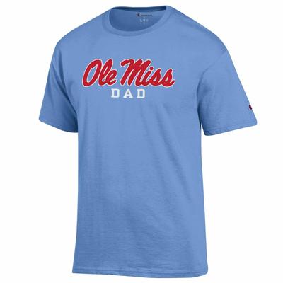 SCRIPT OLE MISS DAD SS TEE LIGHT_BLUE