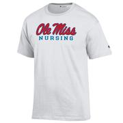 SCRIPT OLE MISS NURSING SS TEE