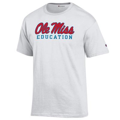 SCRIPT OLE MISS EDUCATION SS TEE