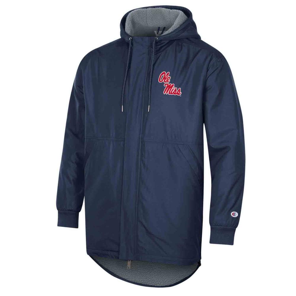 OLE MISS SMU SHERPA LINED STADIUM JACKET