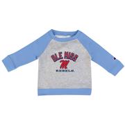 OLE MISS REBELS STADIUM RAGLAN CREW