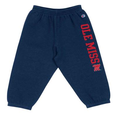 OLE MISS TODDLER FLEECE PANTS NAVY