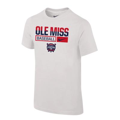 YOUTH SS OLE MISS CWS CHAMPIONSHIP CORE TEE