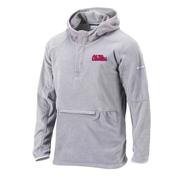 SCRIPT OLE MISS BASIN TRAIL HALF SNAP FLEECE HOODIE