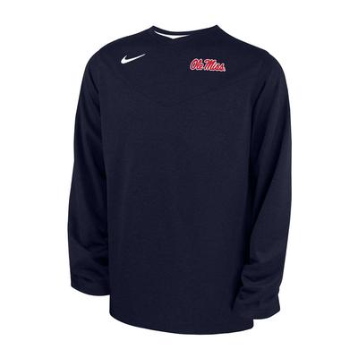 YOUTH LS OLE MISS DRIFIT UV COACH TOP