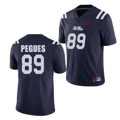 OLE MISS 0 TRIGG REPLICA NIKE FOOTBALL JERSEY