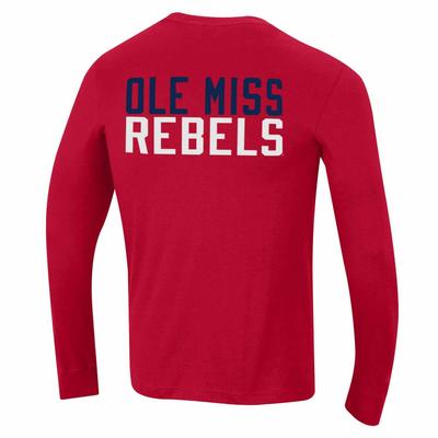 LS OLE MISS SCRIPT M STADIUM COLLECTION TEE