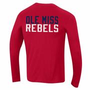 LS OLE MISS SCRIPT M STADIUM COLLECTION TEE