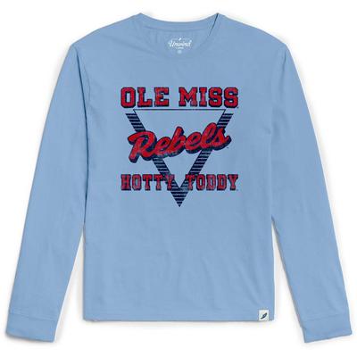 Ole Miss Rebels Nike 2018 Coaches Sideline Performance Long Sleeve Top - Light  Blue