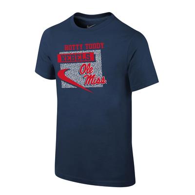 OLE MISS REBELS BO JACKSON CORE COTTON SS YOUTH TEE