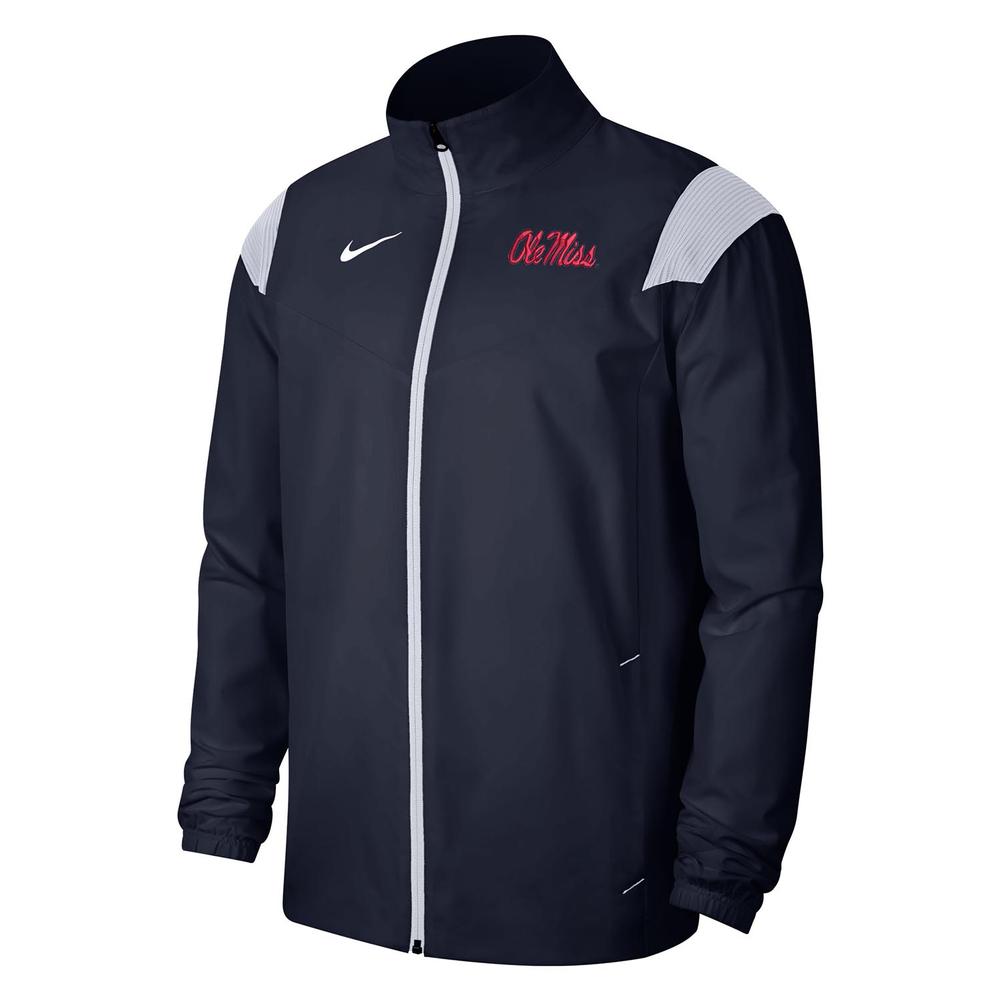 OLE MISS NIKE REPEL WOVEN FULL ZIP JACKET