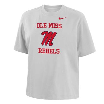 SS OLE MISS COTTON BOXY TEE