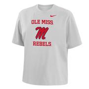 SS OLE MISS COTTON BOXY TEE