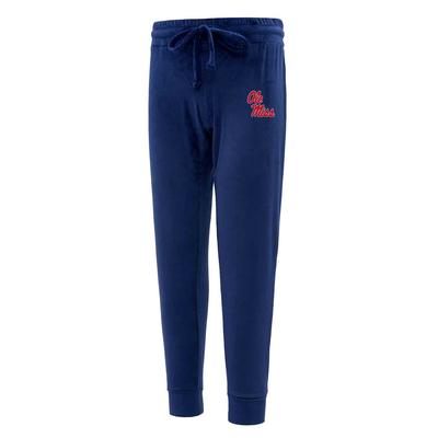 OLE MISS INTERMISSION VELOUR CUFFED PANT