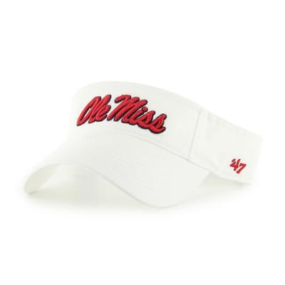 SCRIPT OLE MISS CLEAN UP VISOR