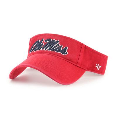 SCRIPT OLE MISS CLEAN UP VISOR