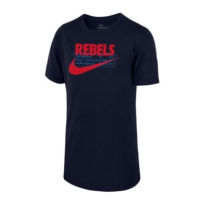 REBELS ENGINEERED NIKE LEGEND SS YOUTH TEE